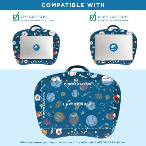 LAPGEAR MyStyle Lap Desk – Sports, Fits 15.6" Laptops