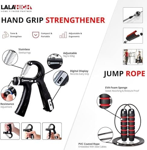 LALAHIGH Push Up Board,36 in 1 Home Gym Equipment with Ab Roller Wheel & Resistance Bands, Portable Foldable Workout Board for Full Body Strength Training Men Women,Gift for Boyfriend