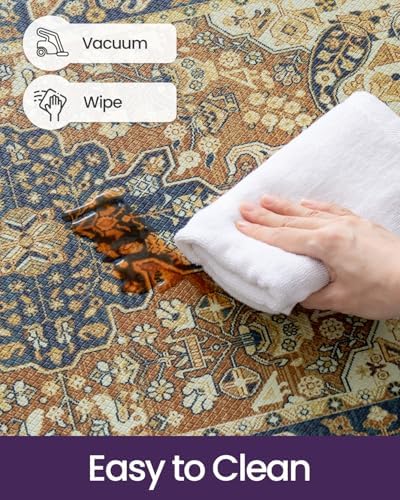 DEXI Kitchen Floor Mats Cushioned Anti Fatigue Runner 24x35 Brown Beige