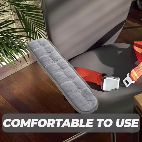 Garneck Office Chair Arm Covers Elastic Comfortable Chair Armrest Pad Grey Gaming Armrest Cushion Pillow Cover Support for Elbow Forearms Office Home