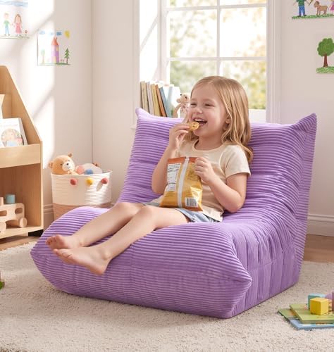 Hobestluk Small Bean Bag Chair Fireside Floor Chair BeanBag Couch Togo Sofa