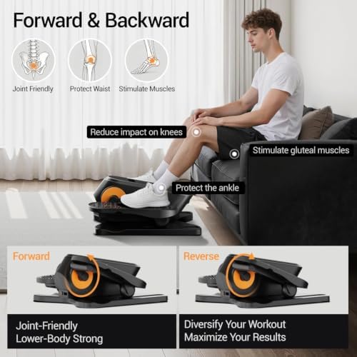 Under Desk Elliptical Machine Seated Pedal Exerciser