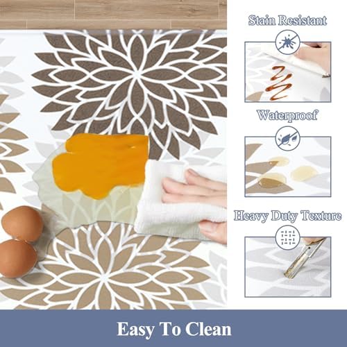 HEBE Anti Fatigue Kitchen Mats for Floor 20"x71", Cushioned Standing Mat