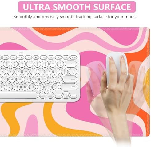 iCasso Large Mouse Pad (35.4x15.7 in), Keyboard Mouse Mat Desk Pad for Work