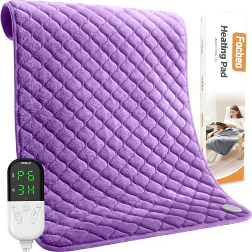 Focbeo King Size Heating Pad for Back 32"x24" Extra Large Heat Pad