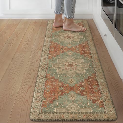 GENIMO Anti Fatigue Kitchen Mats for Floor 17"X59", Runner Rug,Multi