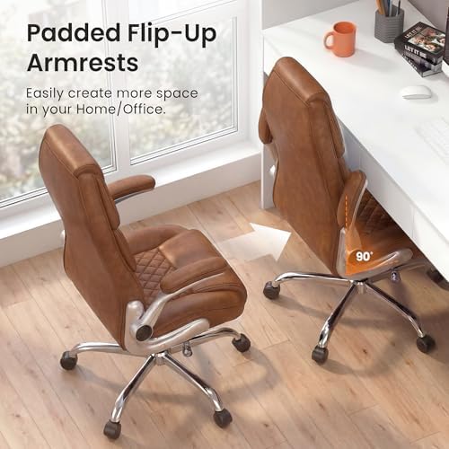NEO CHAIR Executive Leather Chair, Ergonomic Office Chair, Lumbar Support