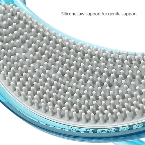 360° Adjustable Neck Support Brace， Cervical Neck Traction Device, Cervical Collar Neck Stretcher Neck Protector for Cervical Spine Pressure Relief ，Neck Brace for Neck Pain and Support (Blue)