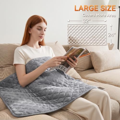 Focbeo King Size Heating Pad for Back 32"x24" Extra Large Heat Pad