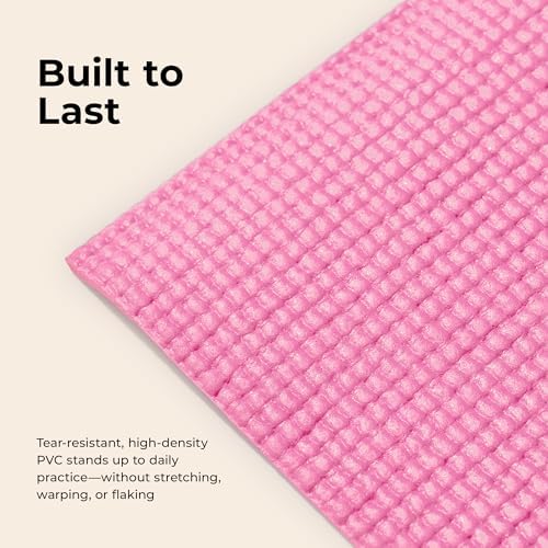 Sunny Health & Fitness Exercise Yoga Mats - Non-Slip Support for Home & Gym