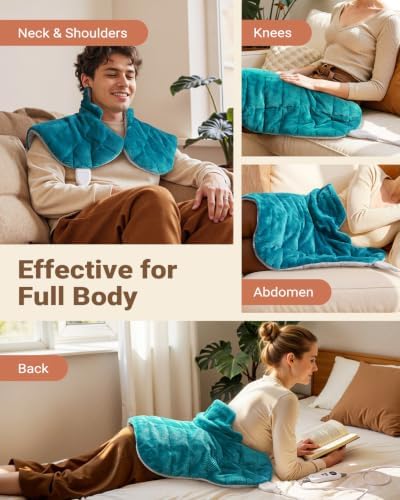iDOO Graphene-Infused Heating Pad, Christmas Birthday Gift for Women Men