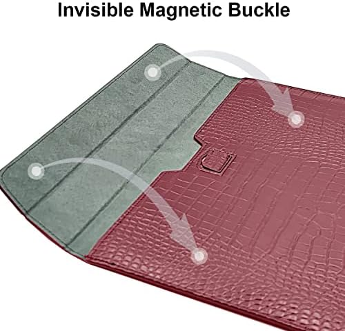 Laptop Sleeve Bag for MacBook Air 15 inch M5 M4 M3 M2 Pro 15", Red