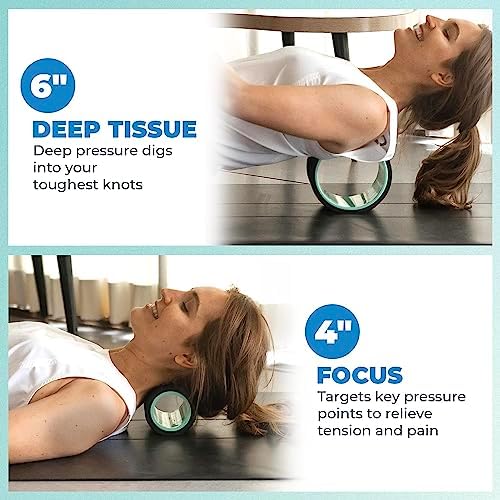 Chirp Wheel+ Foam Roller 2-Pack, Back & Neck Pain Relief, Mint