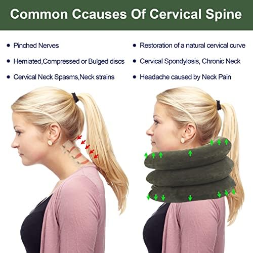 Cervical Neck Traction Device, Inflatable Neck Extended Traction Stand