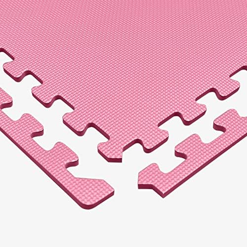 We Sell Mats 3/8" Thick Multipurpose EVA Foam Exercise Floor Mat, Interlocking Tiles, Anti-Fatigue for Home or Gym