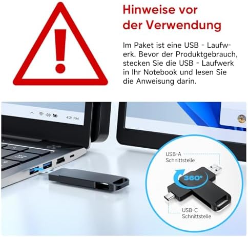 Dopesplay 14.1" Triple Laptop Screen Extender with Case for 14-17" Laptops
