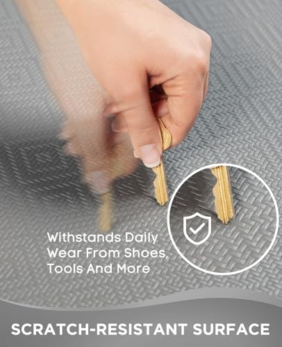 Ophanie Kitchen Mats for Floor, 1/2 Inch Thick, 20x32 Anti Fatigue Cushioned Mat,Kitchen Rugs,Waterproof,Comfort Ergonomic Standing Mat for Office,Home,Sink with 99+ Pairs of Anti-Slip Bottom Ridges