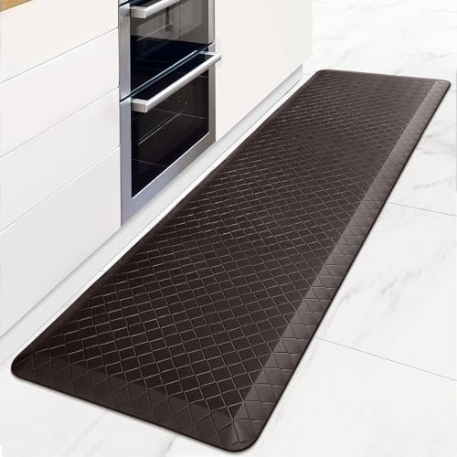 HappyTrends Kitchen Floor Mat - 4/5 Inch Thick Anti-Fatigue Kitchen Rug