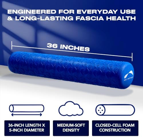 Melt 36-Inch Soft Foam Roller Myofascial Release Physical Therapy