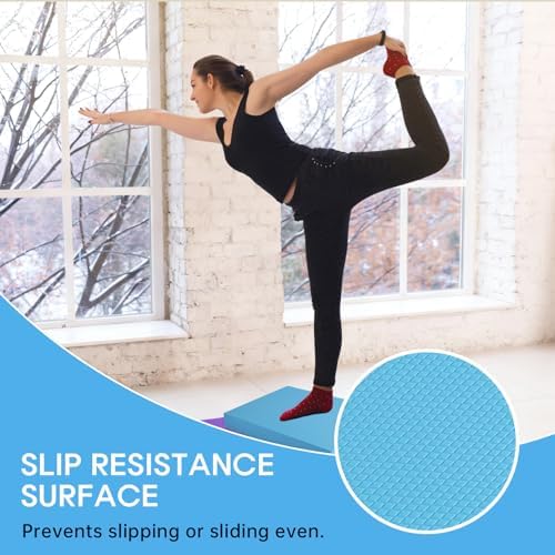 Balance Pad – Stability Trainer for Balance, Stretching, Physical Therapy, Exercise, Mobility, Rehabilitation and Core Training Non-Slip Closed Cell Foam Premium Balance Pad Knee Pad