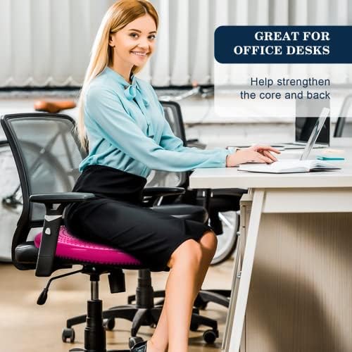 Wobble Cushion，Wiggle Seat，Balance Disc （Extra Thick 34cm/13.4in），for Balance Stability Training, Improve Sitting
