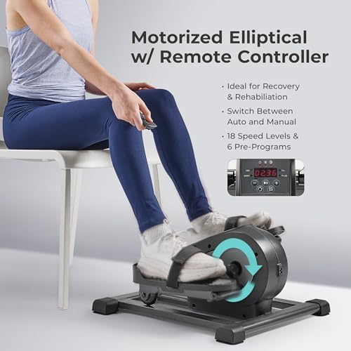 Sunny Health & Fitness Under Desk Pedal Elliptical Machine Leg Exerciser