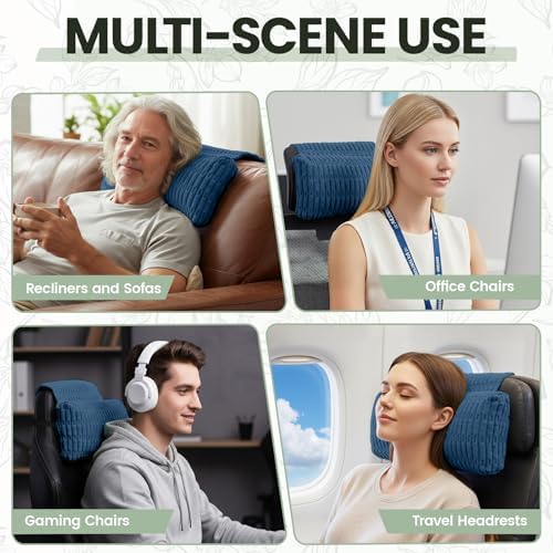 Neck Pillow for Recliner Chair, Adjustable Recliner Headrest Pillow