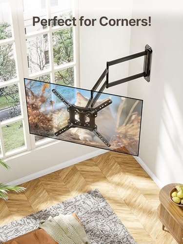 monTEK 37 Inch Long Arm TV Wall Mount for 23-65 Inch TVs