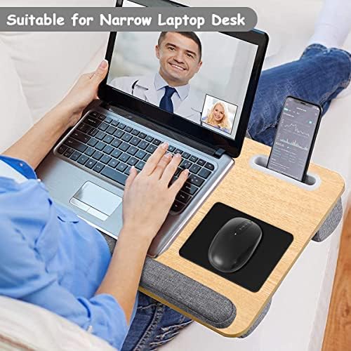 Dapesuom Small Mouse Pad, 5 x 6 Inch Thick Rubber Premium-Textured Non-Slip Portable & Washable Mini Mouse Mat for Women Men Wireless Laptops Keyboard Tray Gaming Work Computer Travel, Jet Black