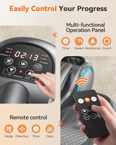 YOSUDA Under Desk Elliptical Machine, Leg Exerciser for Home Office Use
