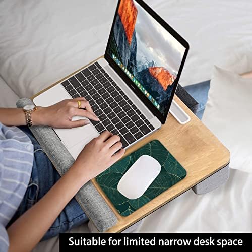 Audimi Small Mouse Pad 6 x 8 Inch, Mini Mouse Pad Thick for Laptop Wireless Mouse Home Office Travel, Portable & Washable (Tropical Leaves)