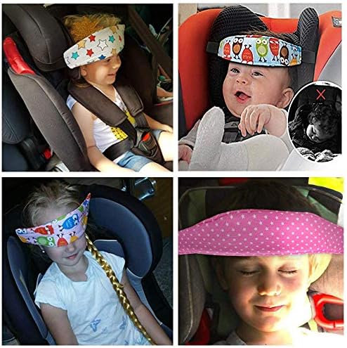 Luckyiren 2-Pack Car Seat Head Support for Toddler-Road Trip Essentials