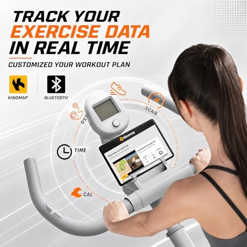 Exercise Bike, Stationary Bikes for Home, Compact Indoor Cycling Bike