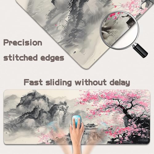 Gaming Mouse Pad, Large Mouse Pads for Desk, Mousepad Desk Matt for Desktop