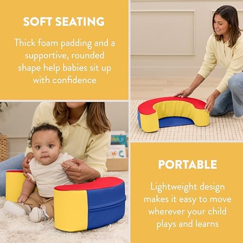 Back2School Express Sit-Up Support Ring Baby Floor Cushion, Assorted