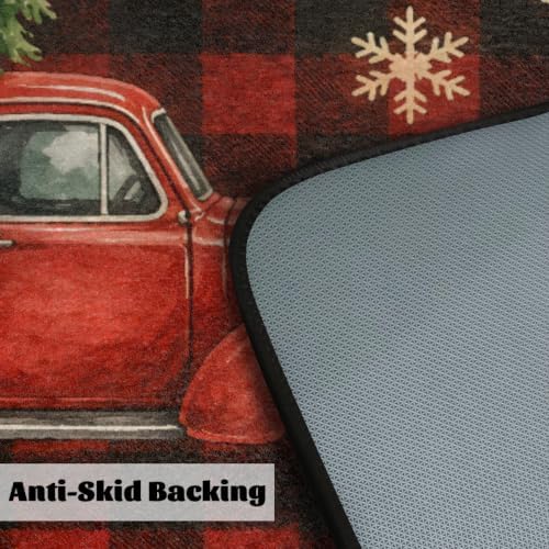 Christmas Door Mat Non-Slip Kitchen Rug Entrance Welcome Mat C-4