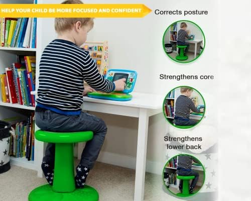 Studico ActiveChairs - Kids Wobble Stool - 14" Flexible Seating for Classroom, Toddlers, Ages 3-7