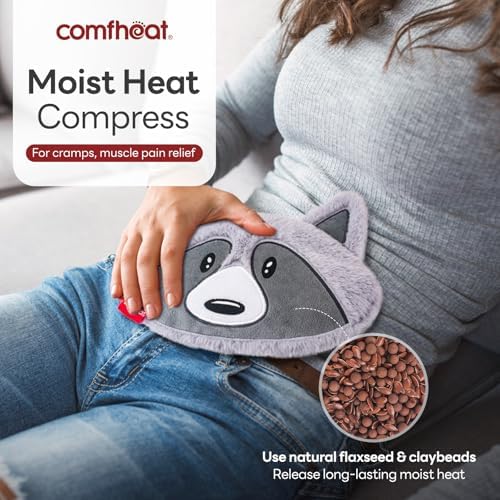 Raccoon Microwave Heating Pad for Pain Relief, Moist Heat Pack