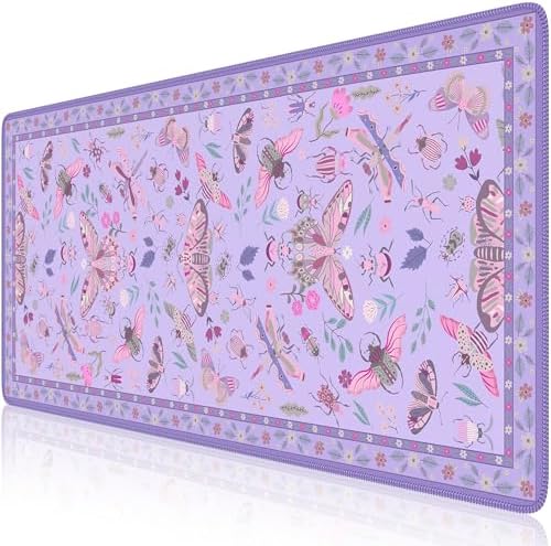 iCasso Purple Large Mouse Pad, Desk Matt for Desktop