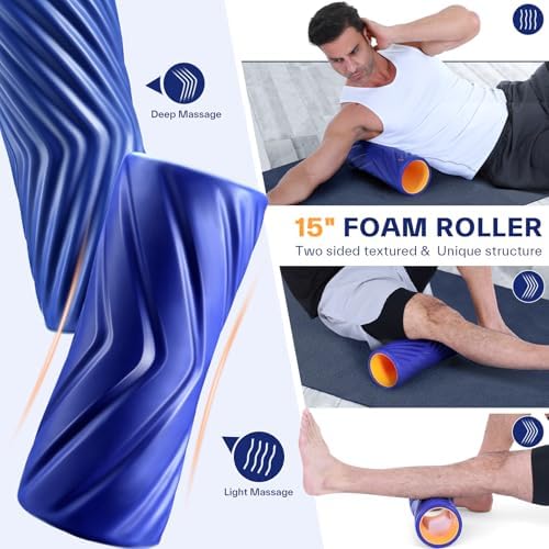 Sportneer 4 in 1 Pilates Foam Roller Muscle Relax Kit