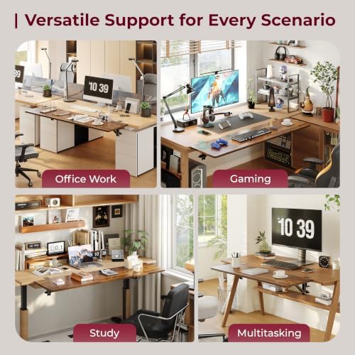 Desk Extender Tray, 36"×12" Clamp-On Arm Rest Shelf