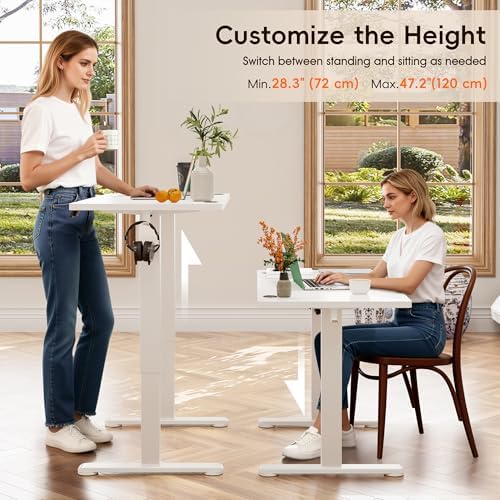 Monomi Electric Standing Desk 48”x24 Height Adjustable Sit Stand Desk
