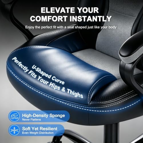 3 IN 1 Gaming Office Study Chair, Breathable Mesh Back Computer Desk Chair