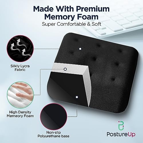 WavePads by PostureUp– Original Two Pack Adjustable Wrist Rests for Laptop Keyboard Ergonomic Memory Foam Laptop Wrist Pads for Wrist Pain & Carpal Tunnel, Memory Foam Wrist Support Pads (Island Blue)