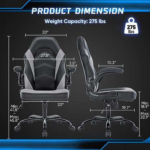 OLIXIS Gaming Chair, Computer Desk Chair, Lumbar Support
