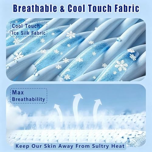 Cooling Neck Pillow for Recliner, Breathable Adjustable Non-Slip Headrest Cushion, Neck Pain Relief Support Pillow for Sofa, Couch, Armchair, Ideal for Hot & Sweaty Sleepers (Cool-Checkerboard )