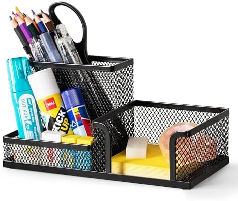 deli Mesh Desk Organizer, Black