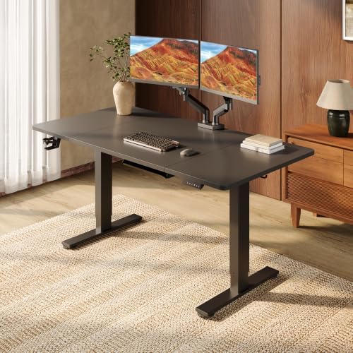 SANODESK 63x32'' Large Height Adjustable Ergonomic Electric Standing Desk