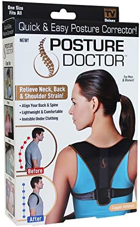 Ontel Posture Doctor Quick & Easy Posture Corrector, Adult, Pack of 1