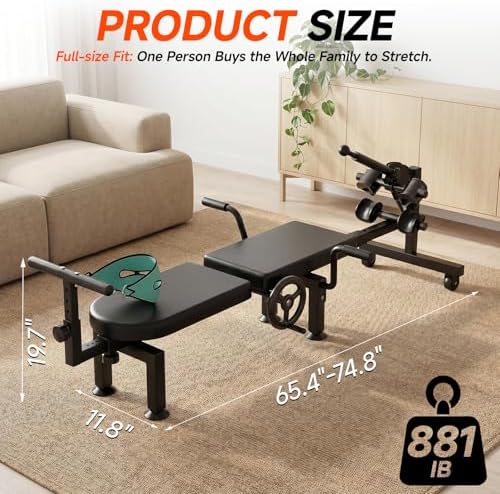Spine Decompression Table Back Stretcher - Full Body Traction & Stretch Machine for Home Cervical Traction Lumbar Stretching, Flexibility Training, Mobility Support